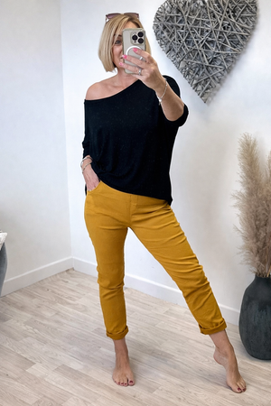 Julia Stretch Magic Trousers 8-22 Mustard