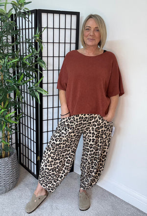 Serelai Luxe Wide-Sleeve Jumper 8-18 Autumn Spice