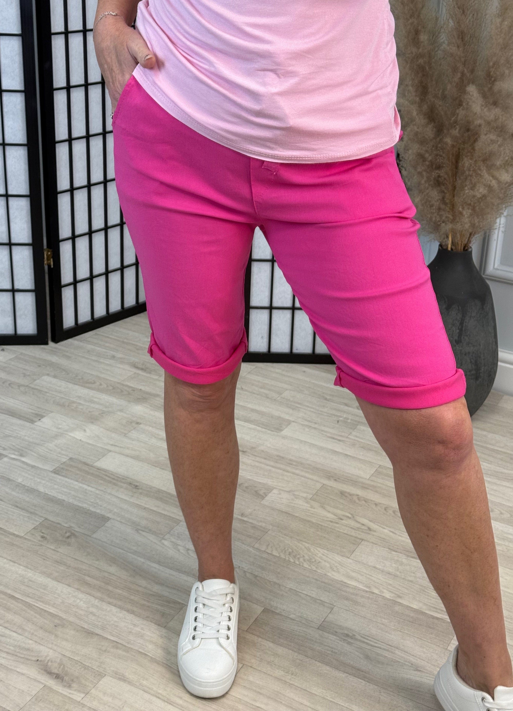 Milana Magic Shorts Bermuda 8-20 Fuchsia