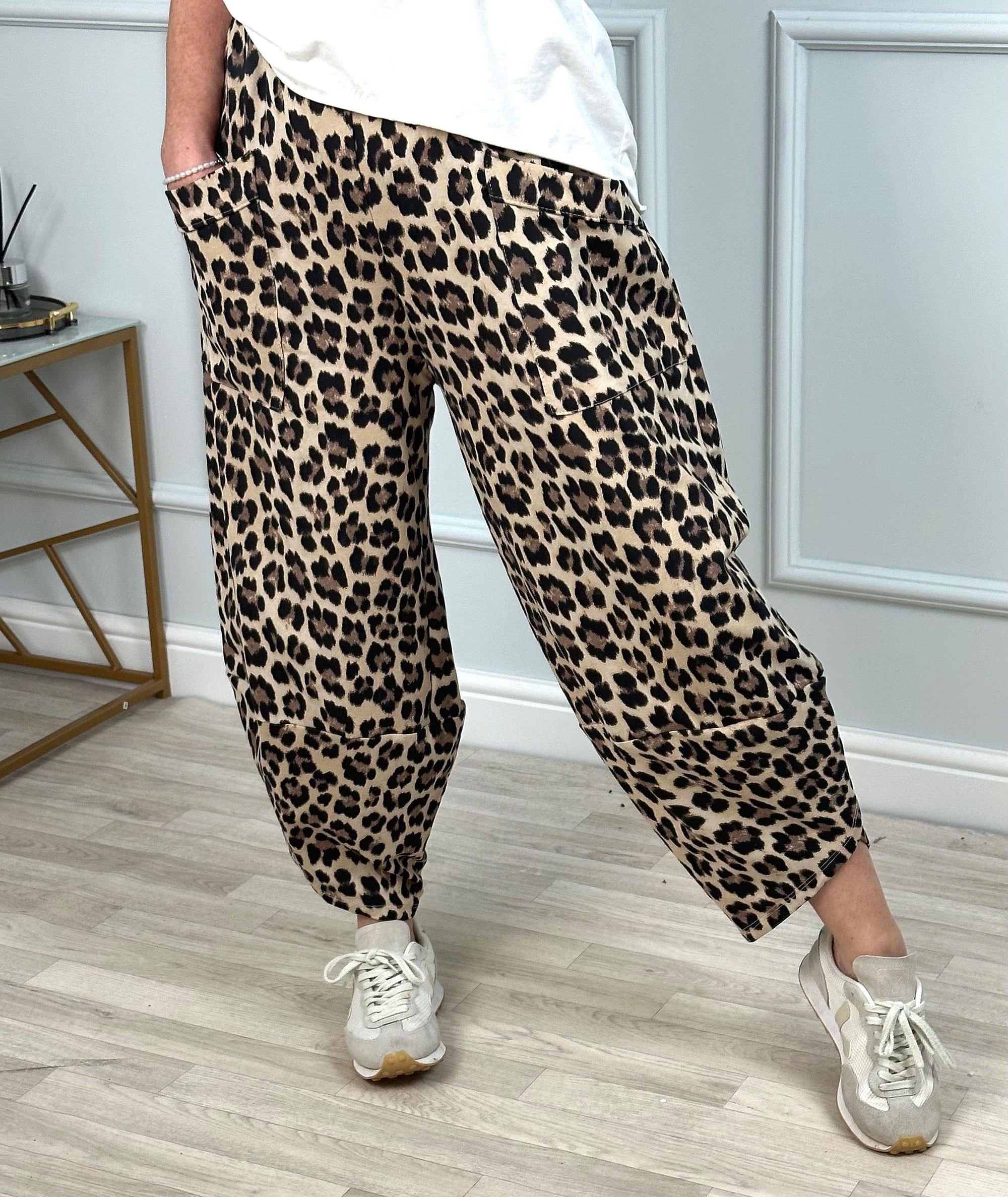 Lauren Leopard Cocoon Jogger/Pants 8-20 - Susie's Boutique