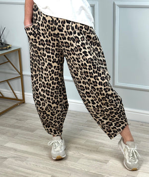 Lauren Leopard Cocoon Jogger/Pants 8-20 - Susie's Boutique