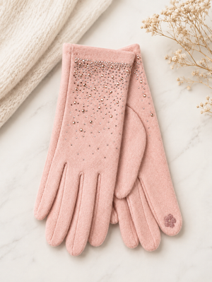 Diamante Detail Gloves