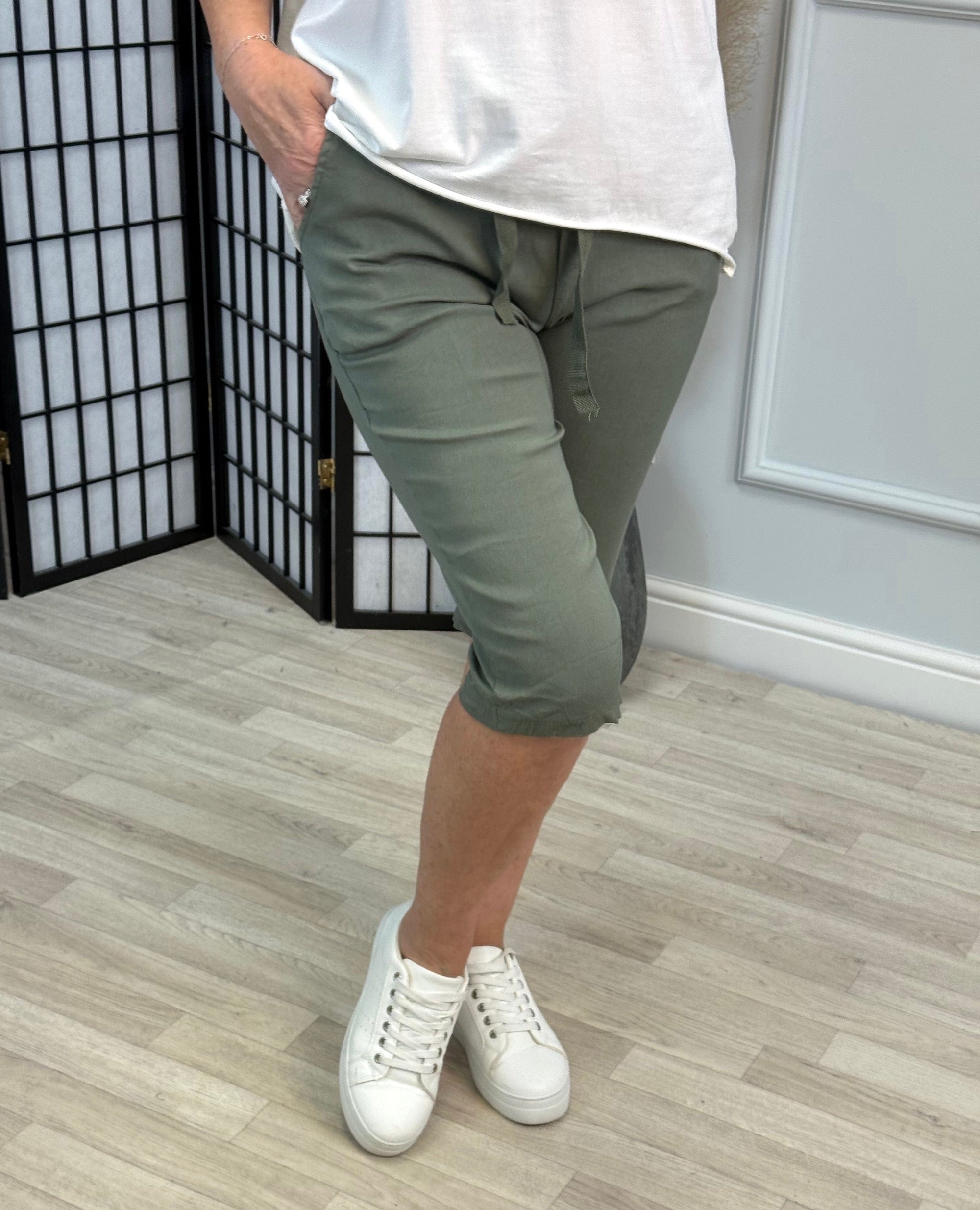 Milana Magic Shorts Bermuda 8-20 Khaki