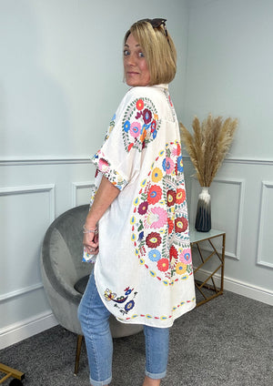 Talullah Oversized Printed  Boho Shirt - Susie's Boutique