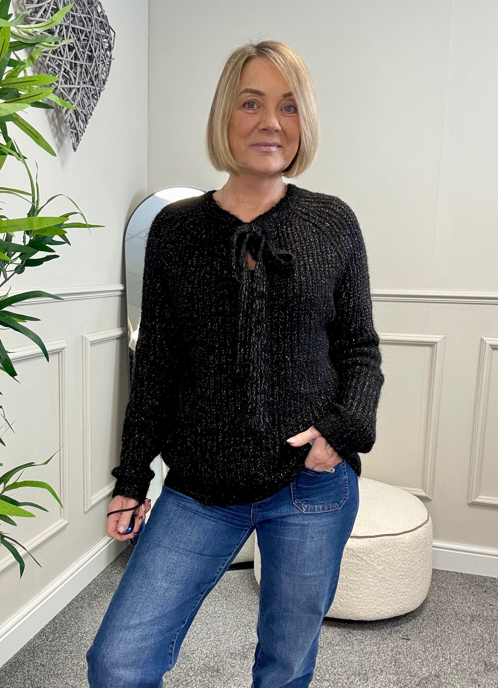 Giselle Tie-Front Jumper one Size 8–18