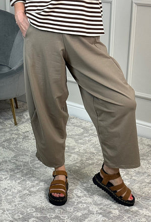 Georgia Cocoon Trousers / Joggers 8-20 Mocha