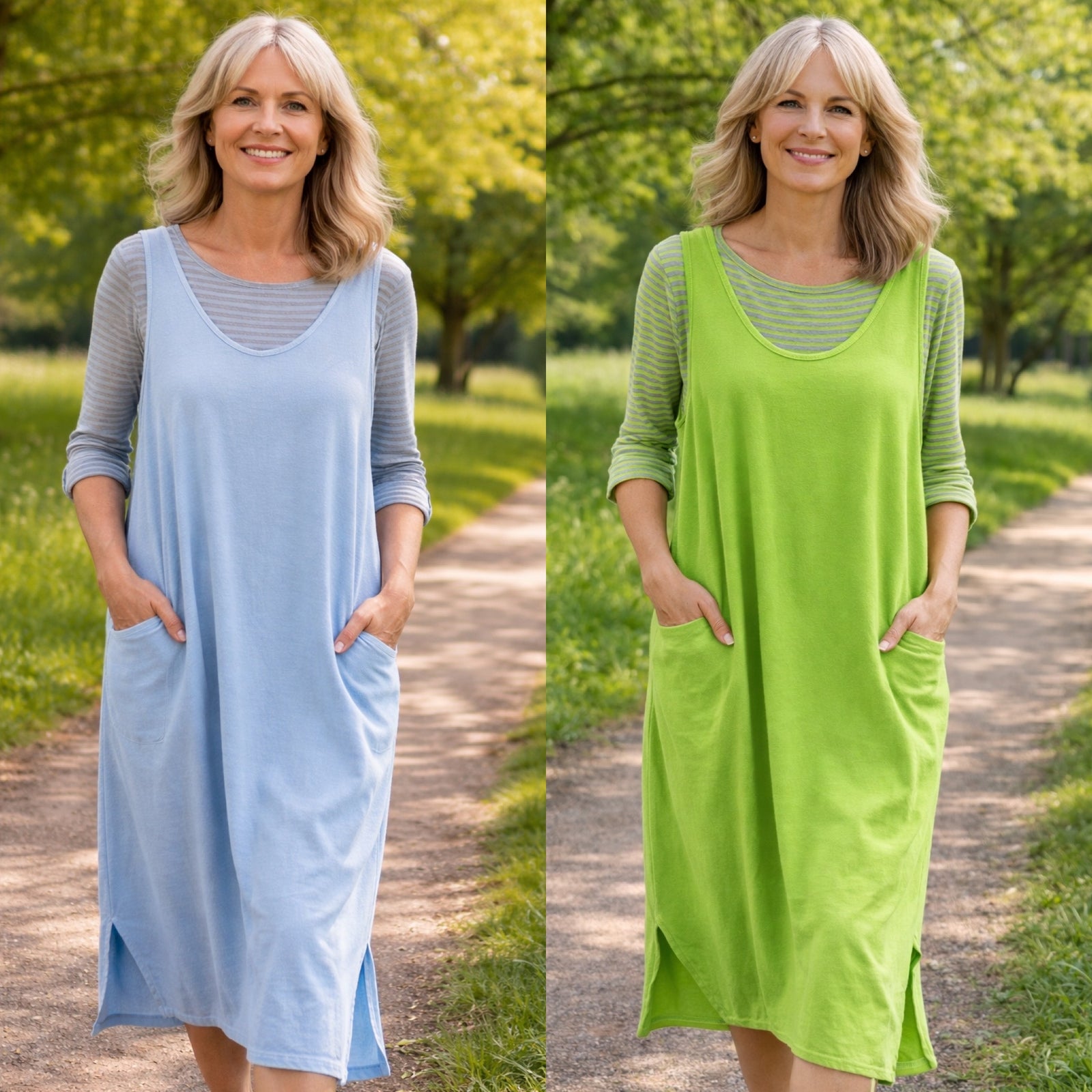 Stripe T Shirt With Tunic Dress 10-18