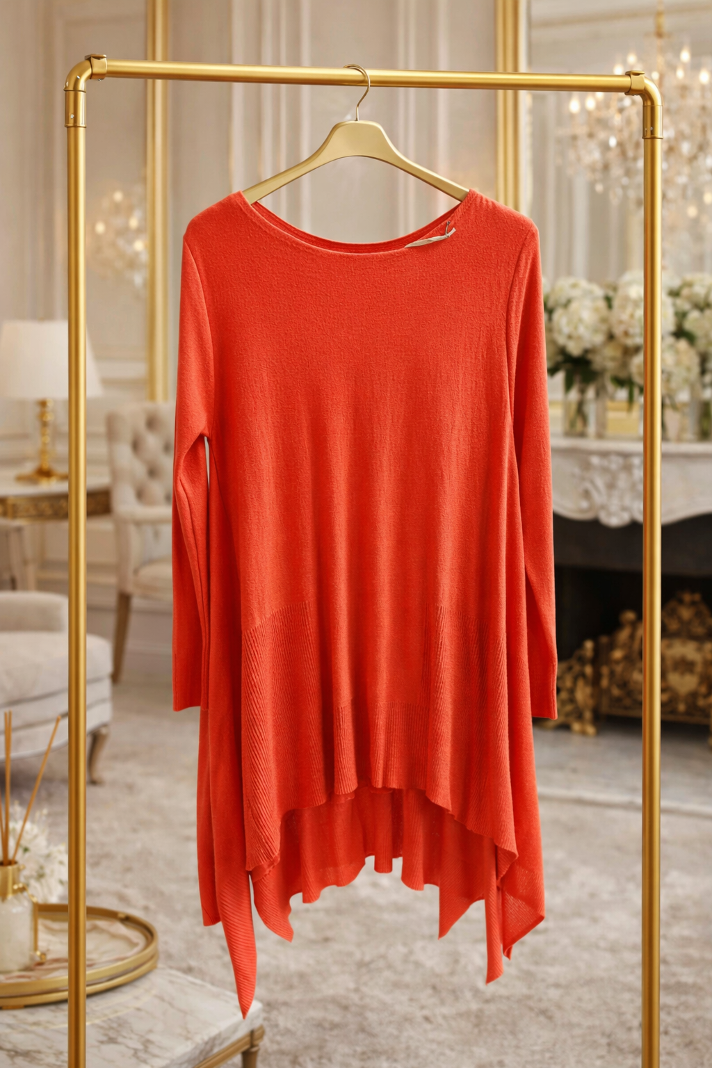 Handkerchief Hem Jumper 10-16