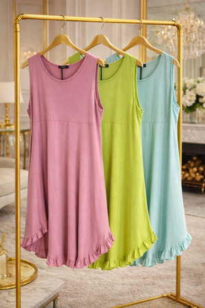 Scoop Hem Dress 10-18