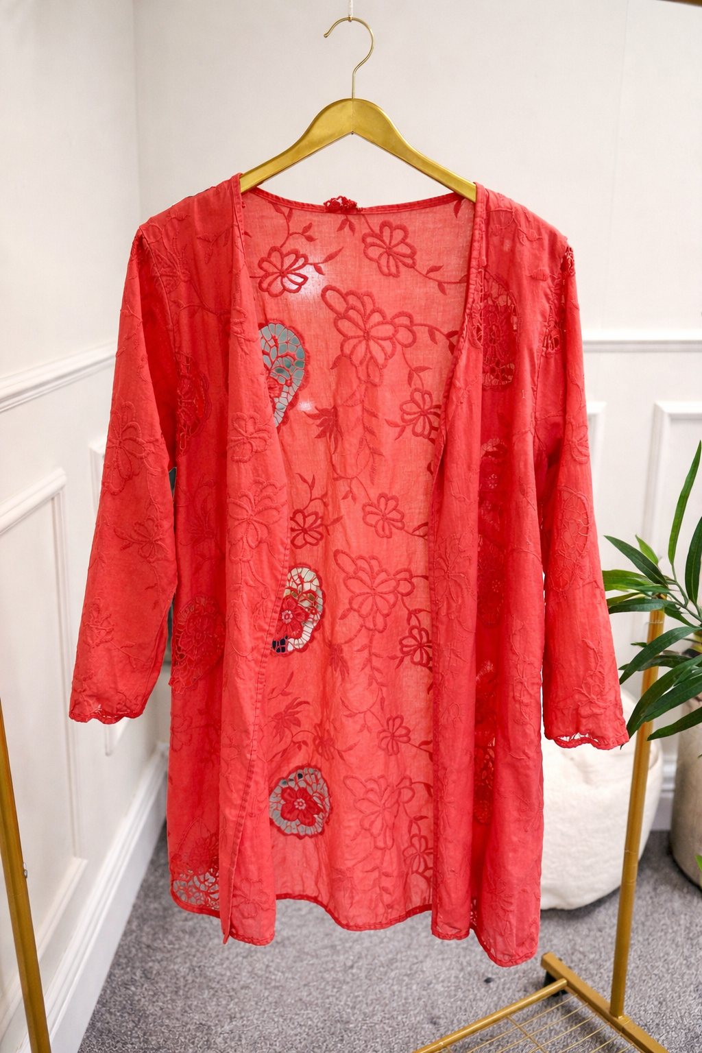 Broderie anglaise Kimono 10-16