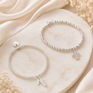 Stackable Silver-Plated Tree of Life Bracelet