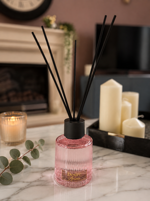 Round Rib Classic Reed Diffuser – 200ml Velvet Rose & Oud