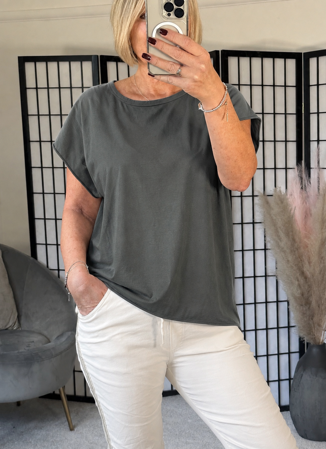 Lottie Dip Hem Essential T-Shirt  8-16
