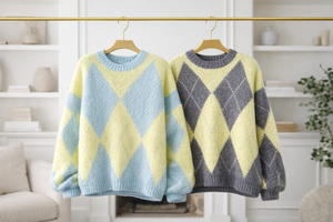 Rosalie Soft Argyle Knit Jumper 10-16