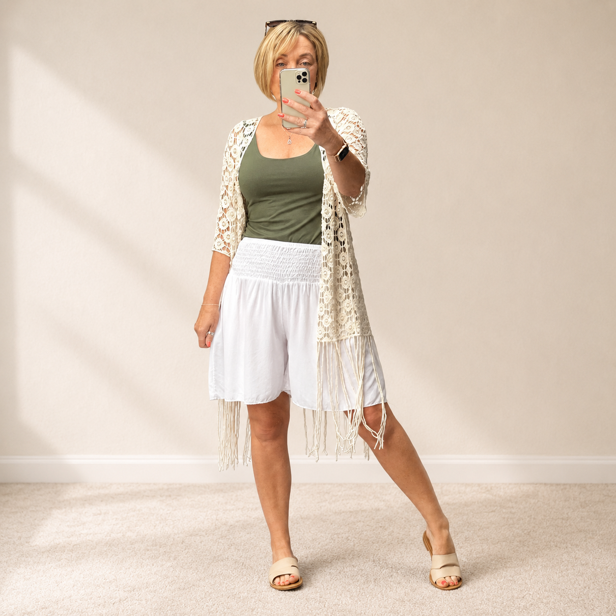 Amaris Wide Leg Pocket Shorts 8-16 No returns on sale items