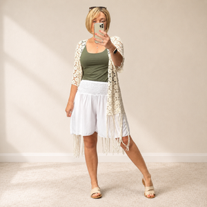 Amaris Wide Leg Pocket Shorts 8-16 No returns on sale items