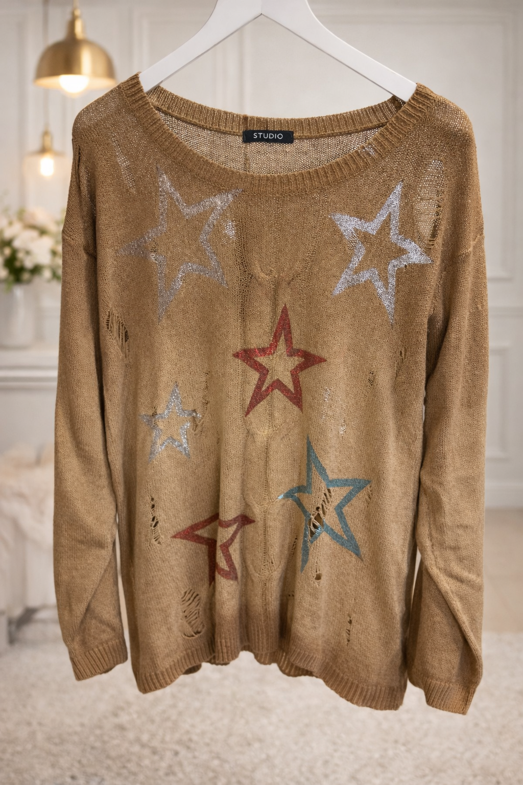 Star Distressed Jumper 8-16