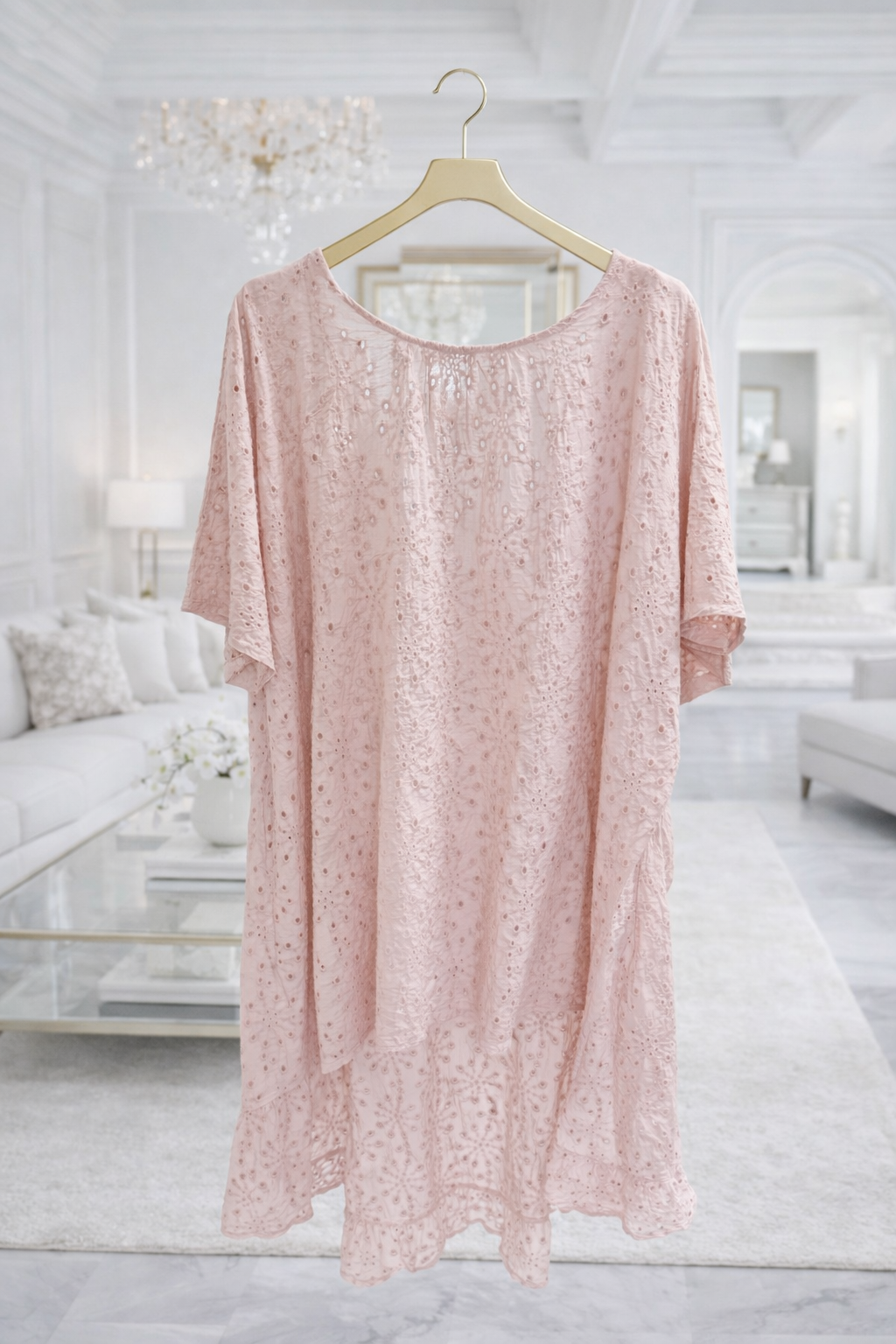 Broderie Smock Dress 12-22