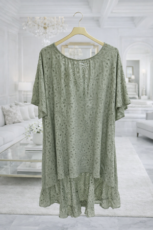 Broderie Smock Dress 12-22