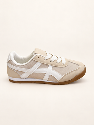 Retro Lace-Up Trainers