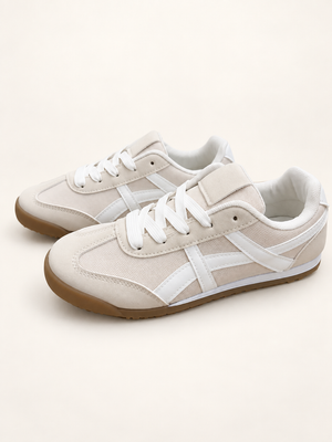 Retro Lace-Up Trainers