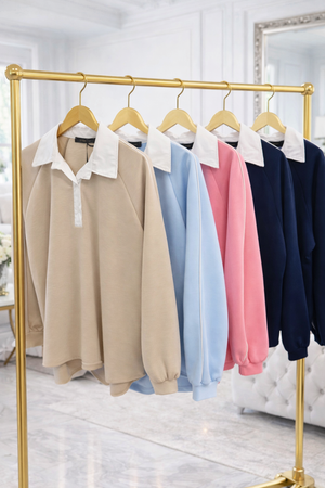 Rosie Jersey Collared Polo Top 10–16 NO RETURNS ON SALE ITEMS