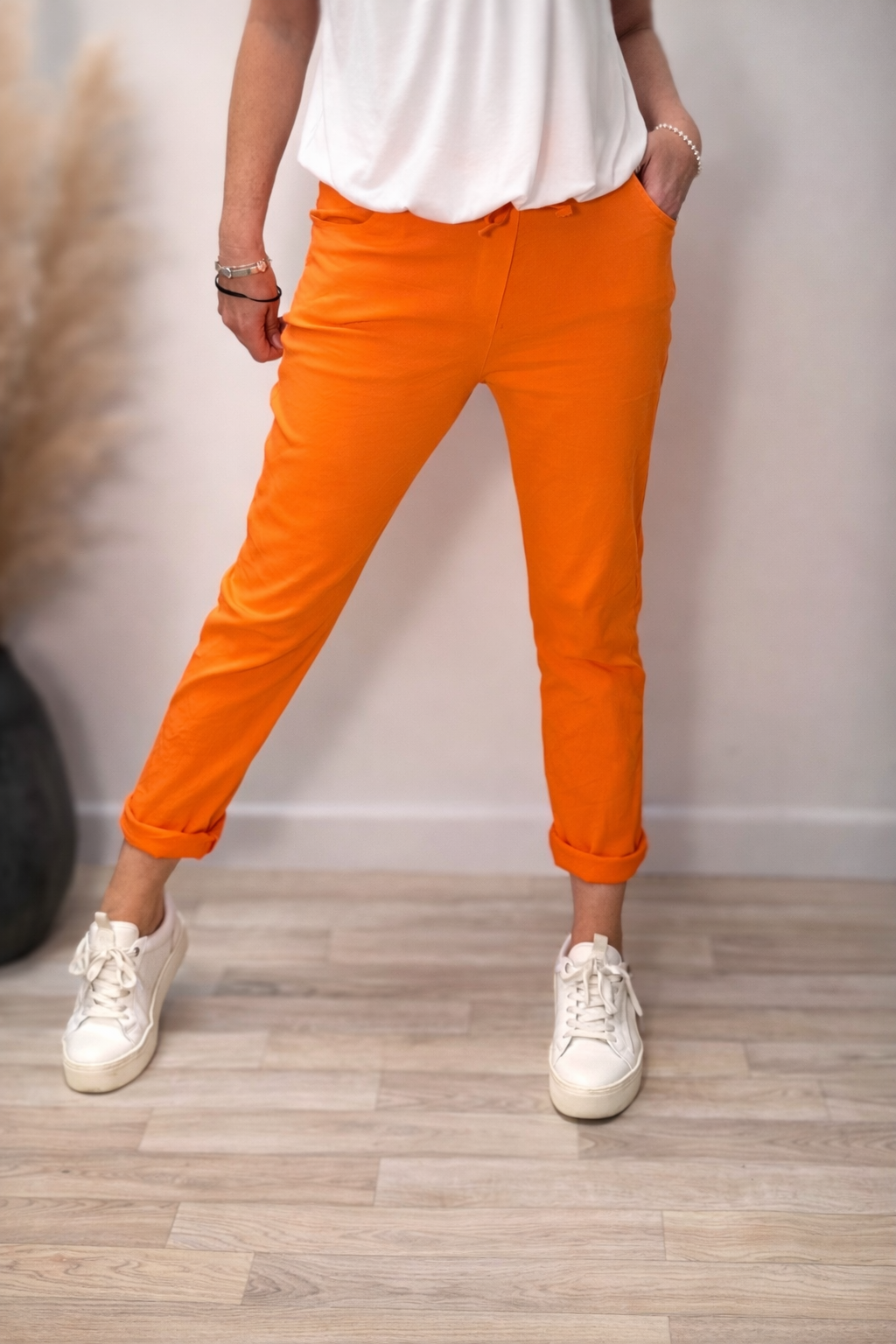Julia Stretch Magic Trousers 8-22 Orange