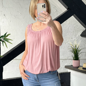 Leanna Bubble Vest 8-18+ Blush NO RETURNS ON SALE ITEMS