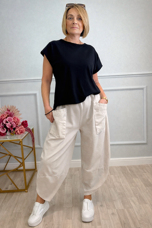 Lauren Barrel Cocoon Jogger/Pants 8-20 Sand