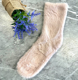 Fluffy Stretchy Socks (3 Colours) NO RETURNS ON SALE ITEMS