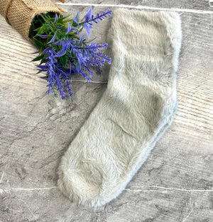Fluffy Stretchy Socks (3 Colours) NO RETURNS ON SALE ITEMS
