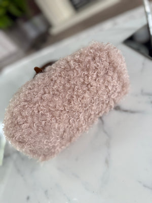 Teddy Faux Fur Shoulder Bag Mocha