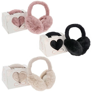 Luxury Plush Faux-Fur Foldable Earmuffs - Susie's Boutique