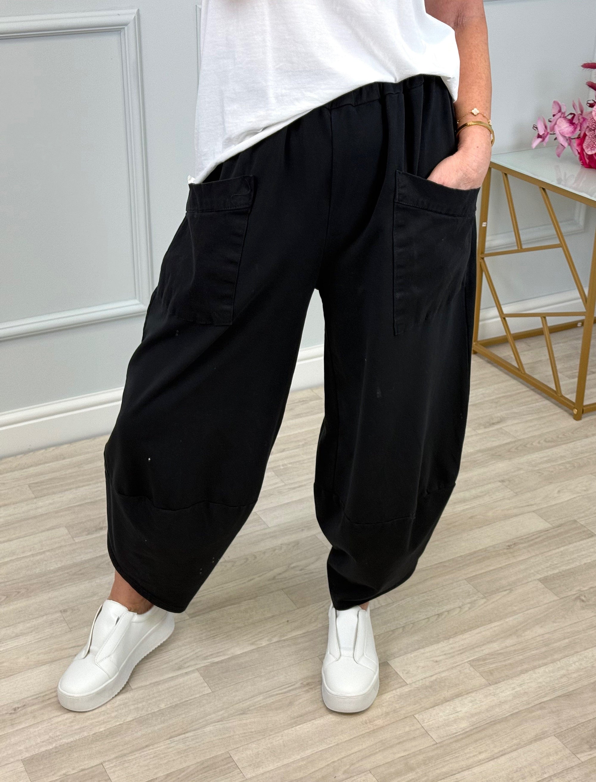 Lauren Cocoon Jogger/Pants 8-20 Black