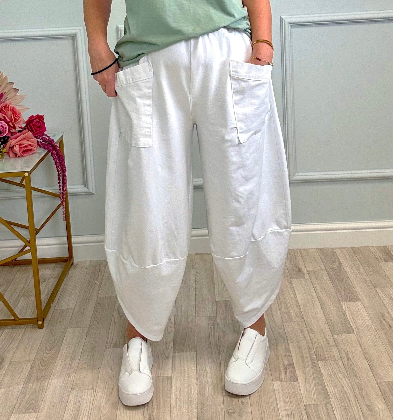 Lauren Cocoon Jogger/Pants 8-20 White