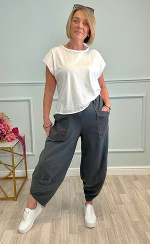 Lauren Cocoon Jogger/Pants 8-20 Slate
