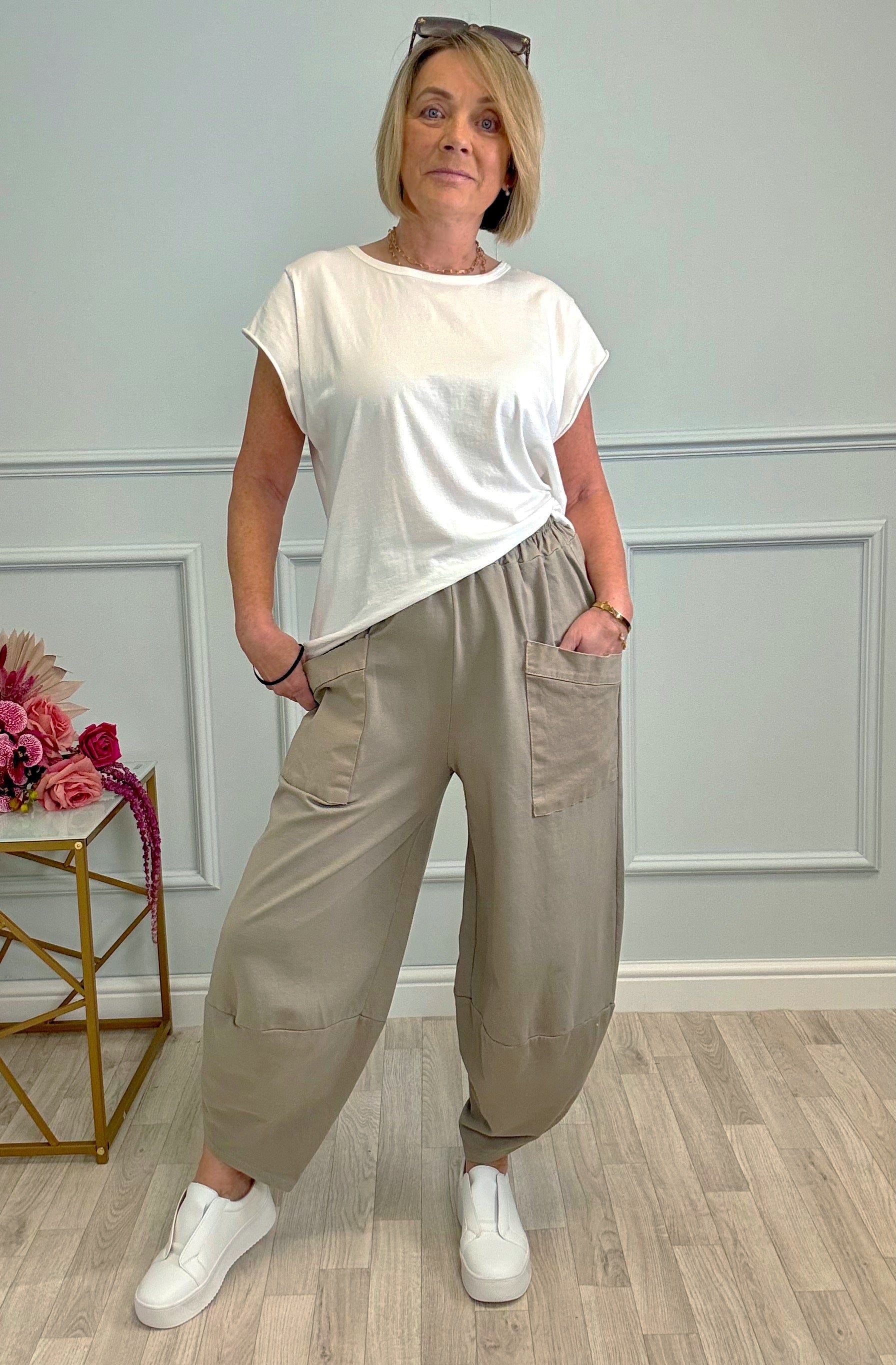 Lauren Cocoon Jogger/Pants 8-20 Mocha