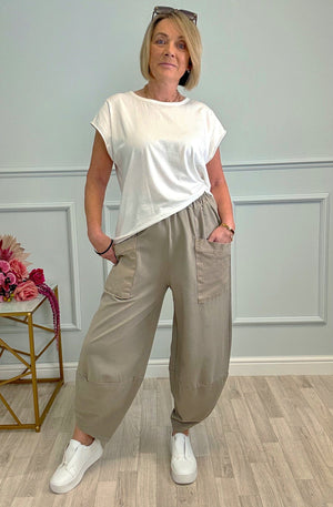 Lauren Cocoon Jogger/Pants 8-20 Mocha