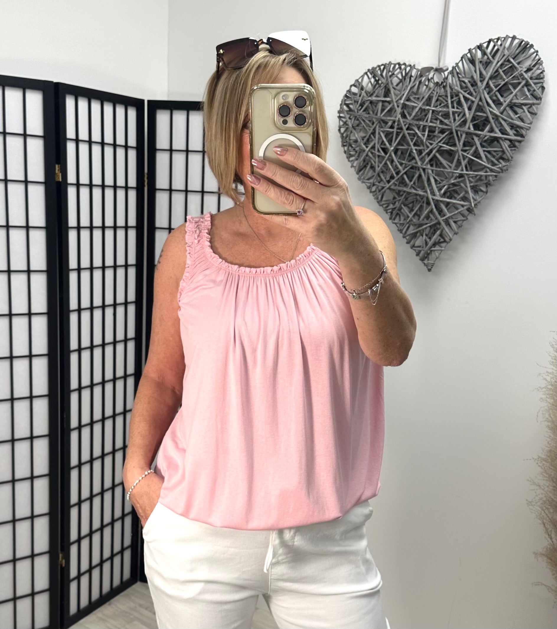 Leanna Bubble Vest 8-18 + Pink - Susie's Boutique