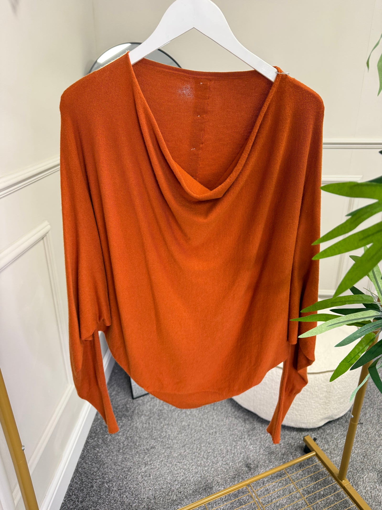 Scoop Neck Button Back Jumper 10-18