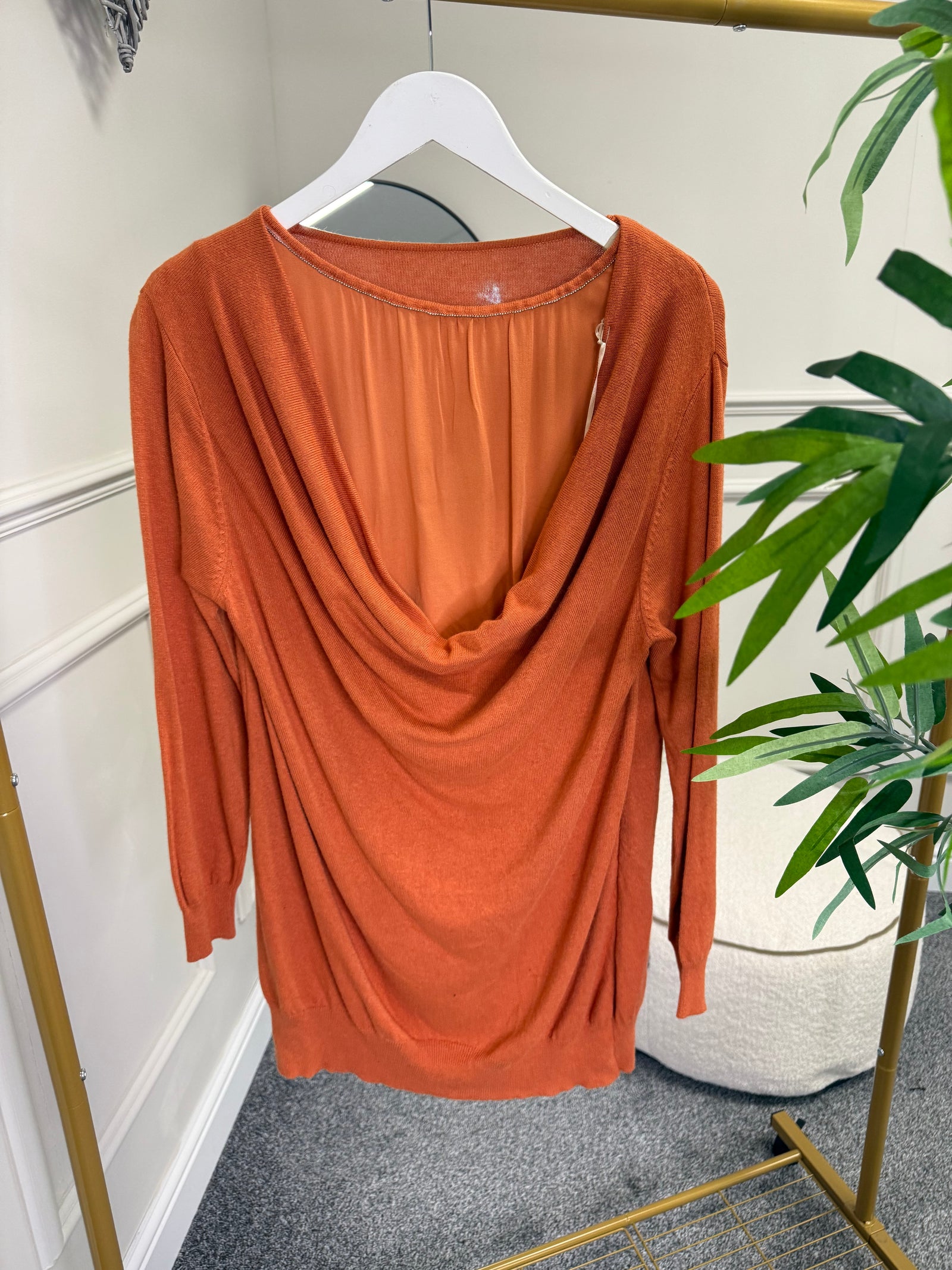 Scoop Neck Panel Jumper 10-16