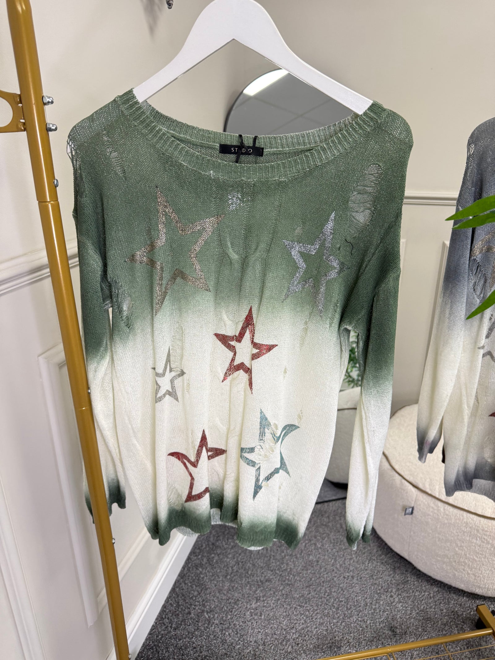 Star Distressed Jumper 8-16