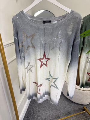 Star Distressed Jumper 8-16