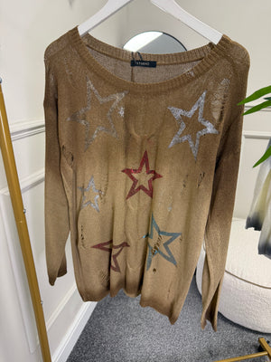 Star Distressed Jumper 8-16