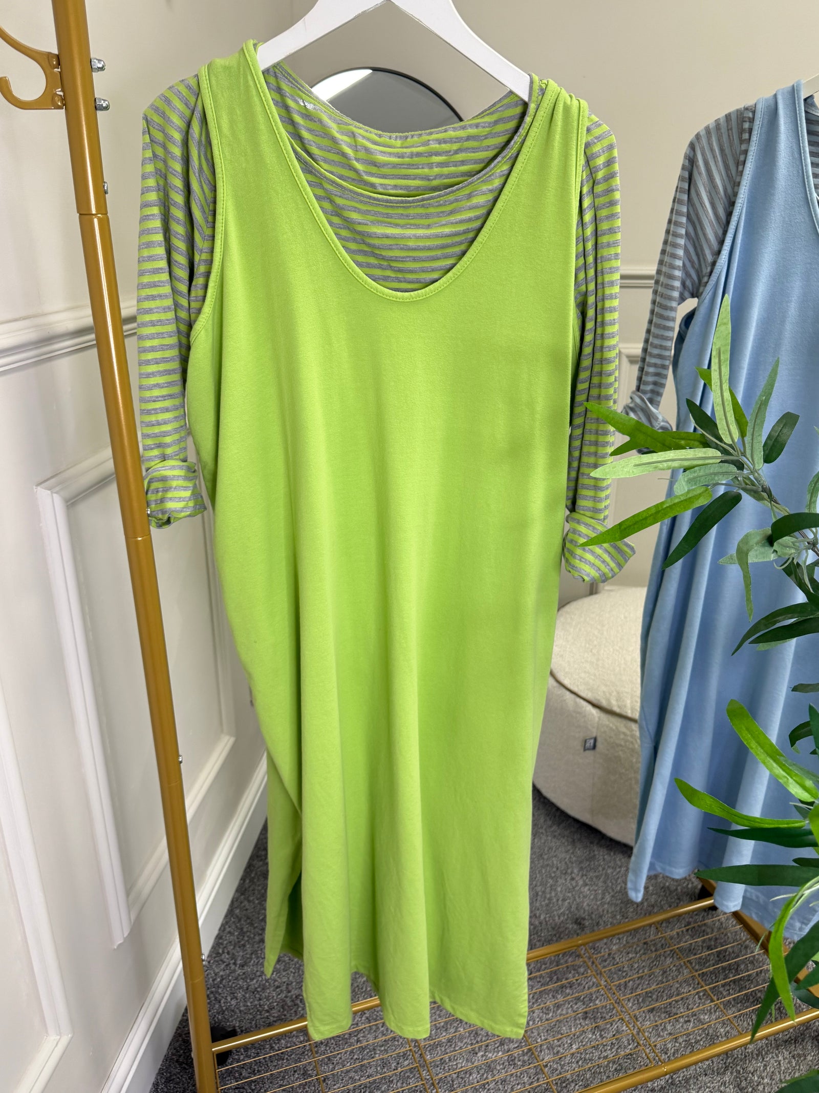 Stripe T Shirt With Tunic Dress 10-18