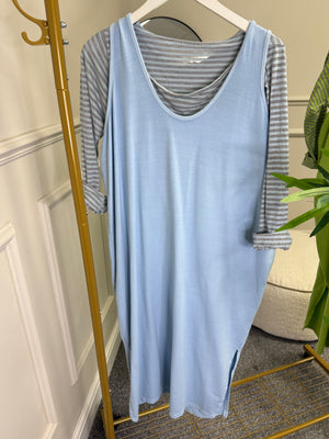 Stripe T Shirt With Tunic Dress 10-18