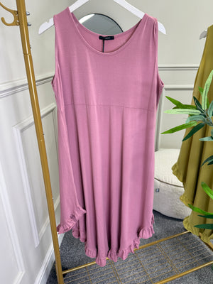 Scoop Hem Dress 10-18