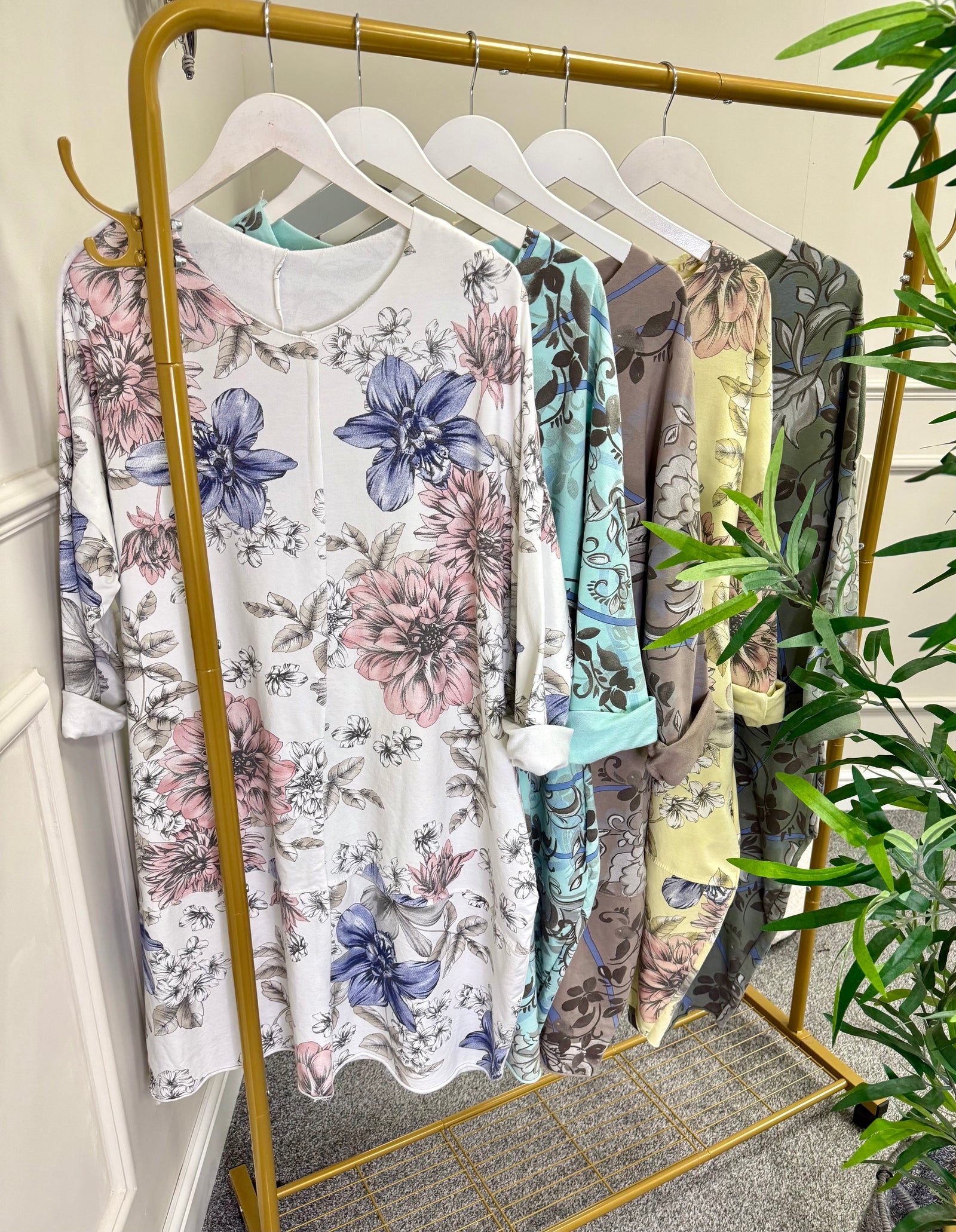 Floral Print Tunic 12-20