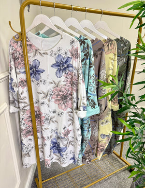 Floral Print Tunic 12-20