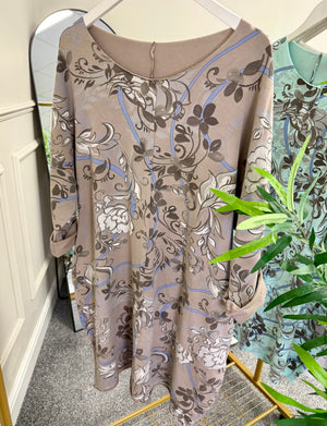 Floral Print Tunic 12-20